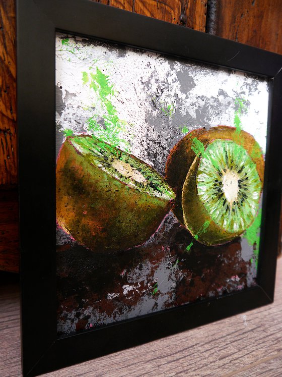 Star Wars Kiwi  FRAMED - Still life - READY TO HANG - Food  HOME - Gift