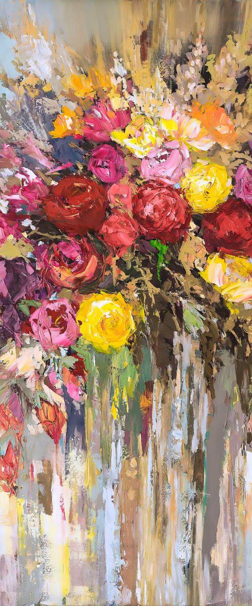 'FLOWERS IN BLOOM' by Ewa Czarniecka