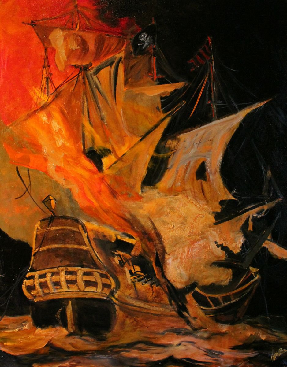 Doomed Ship by Ken Vrana