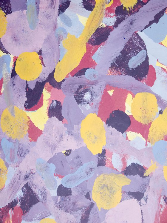 Spotty Pop Painting - 110 x 80 cm - 04