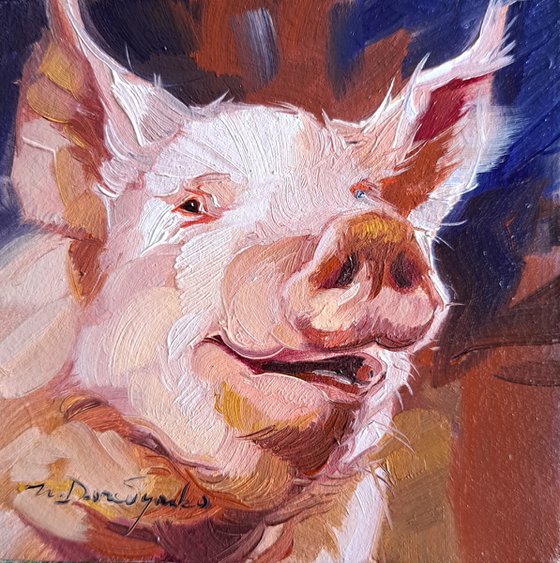 Pig portrait