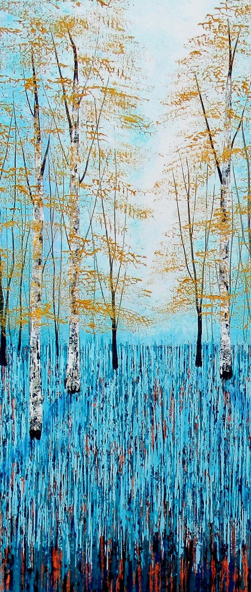 Silver Birch Wood by Amanda Horvath