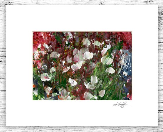 Mystic Garden 3 - Floral Painting by Kathy Morton Stanion