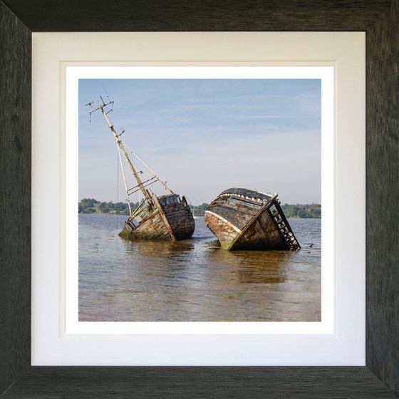 PinMill Wreck X2 Colour Framed