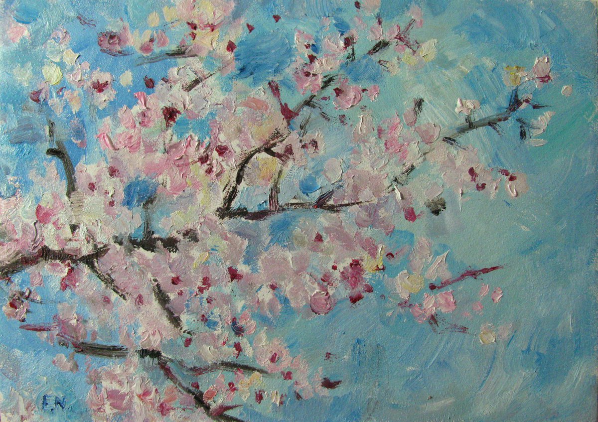 Blooming tree by Nina Ezerskaya