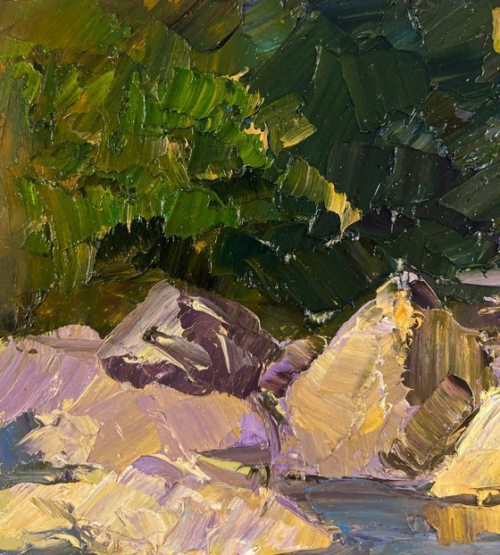 Silent Whispers between Green Shores