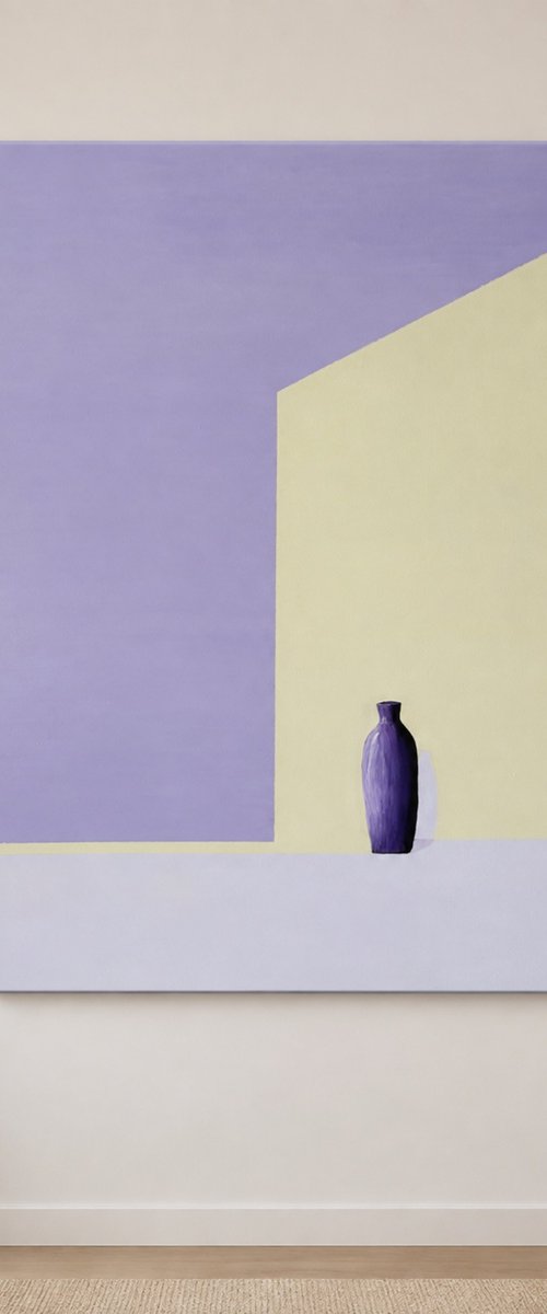 The Shape of Stillness XII Lilac Light by Jian Ma (Jane M.)