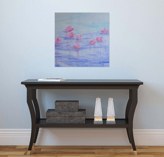 Lilies in Morning Light