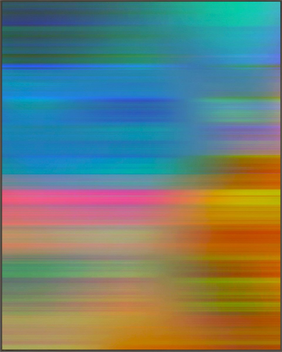 Expressive Landscape Acrylic Painting By Jonas Peres, 47 X 59, Love In The Golden Sea, I, Original Artwork