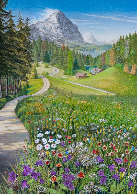 Eiger in Spring