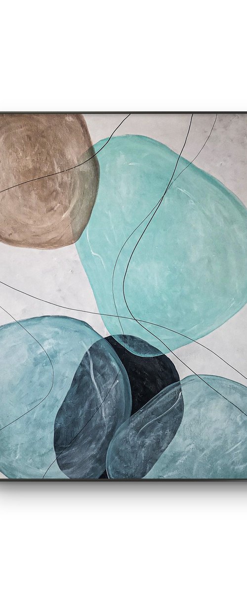 Where colors touch 3 by Veronika Obushikhina