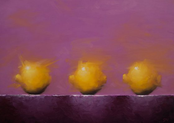 Three of a kind - Still life with lemons