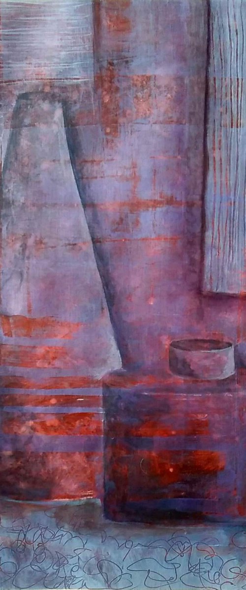 Two purple vases by Liubov Samoilova