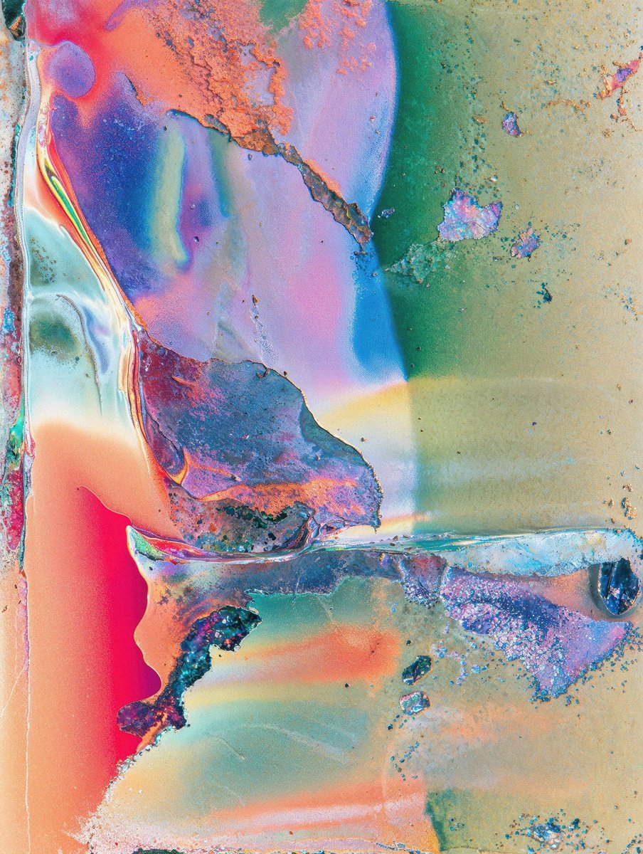 Surrealistic Abstract Photograph By Richard Gibson, 13 X 17", Burnt Vi, Original Artwork