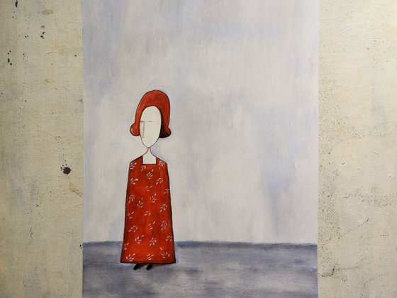 The Lady in red