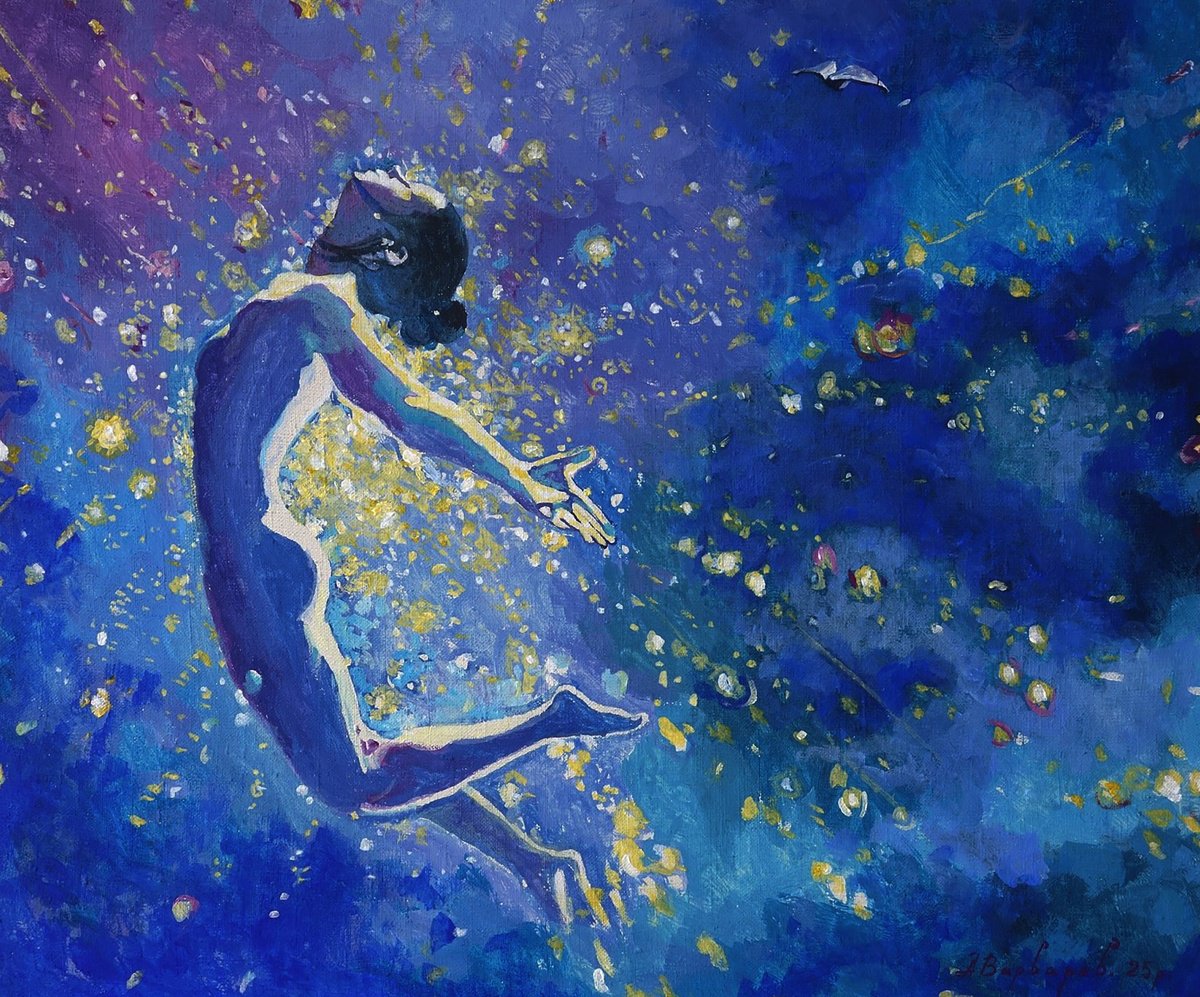 Urban And Pop Acrylic Painting , Flight To The Dream By Anatolii Varvarov, 9 X 8, Artwork For Sale On Artfinder