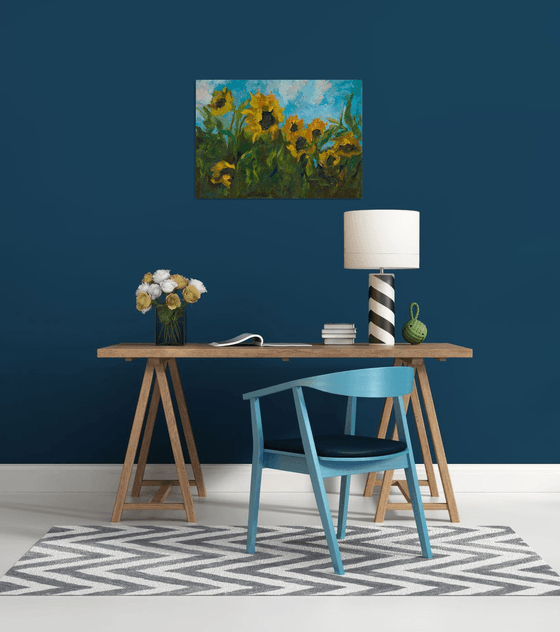 Ukrainian Floral Art — Sunflower Fields