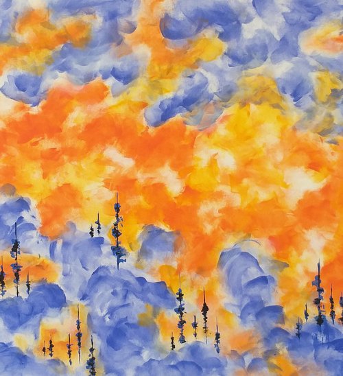 « Trees in the clouds » by M.Y. by Max Yaskin