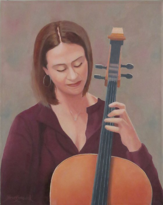 Christine and her Cello