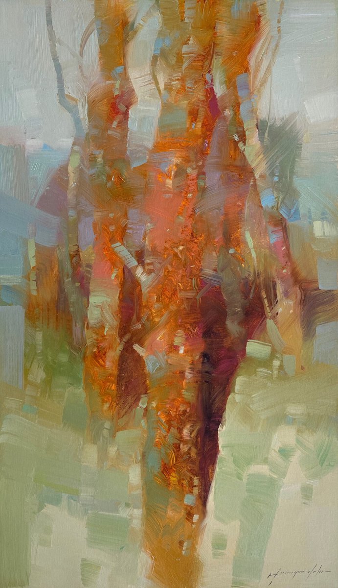 Autumn Grove By Vahe Yeremyan, 21 X 37, Artwork For Sale On Artfinder