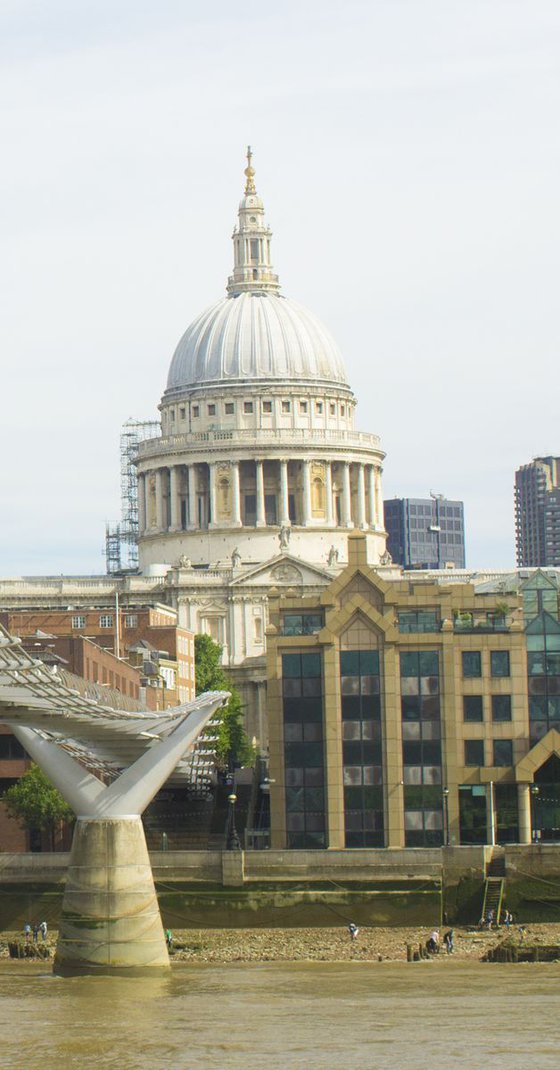 I can see two St. Paul's ;-s  2/20 12"X8"
