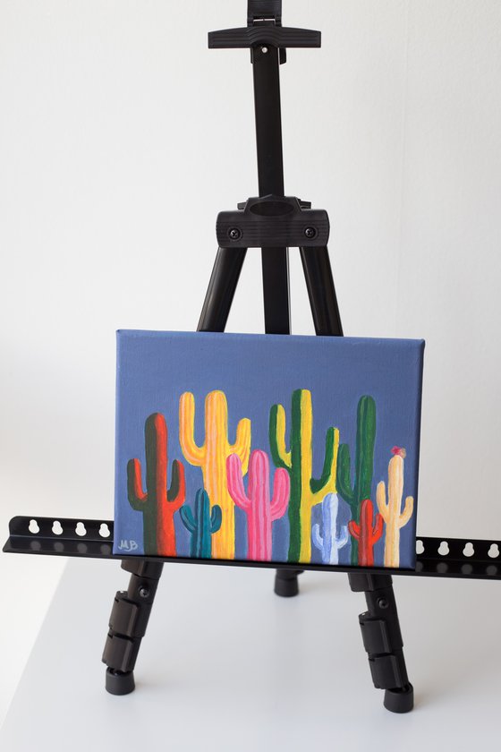 Colorful cacti