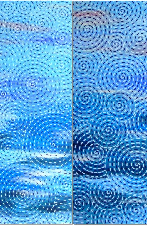 Calm. Diptych by Marina Krylova