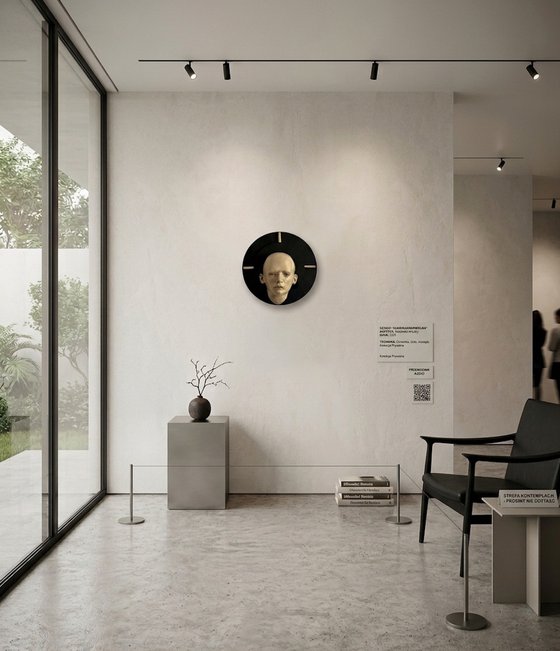 "Secular Halo" - Wall Ceramic Sculpture