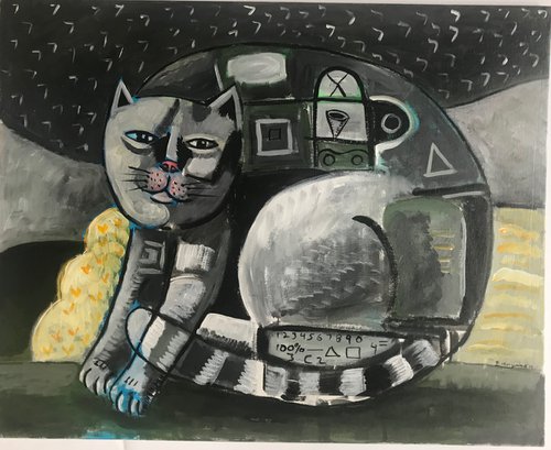 Midnight Cat by Roberto Munguia Garcia