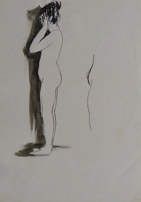 The Nude Drawing 4, 21x29 cm