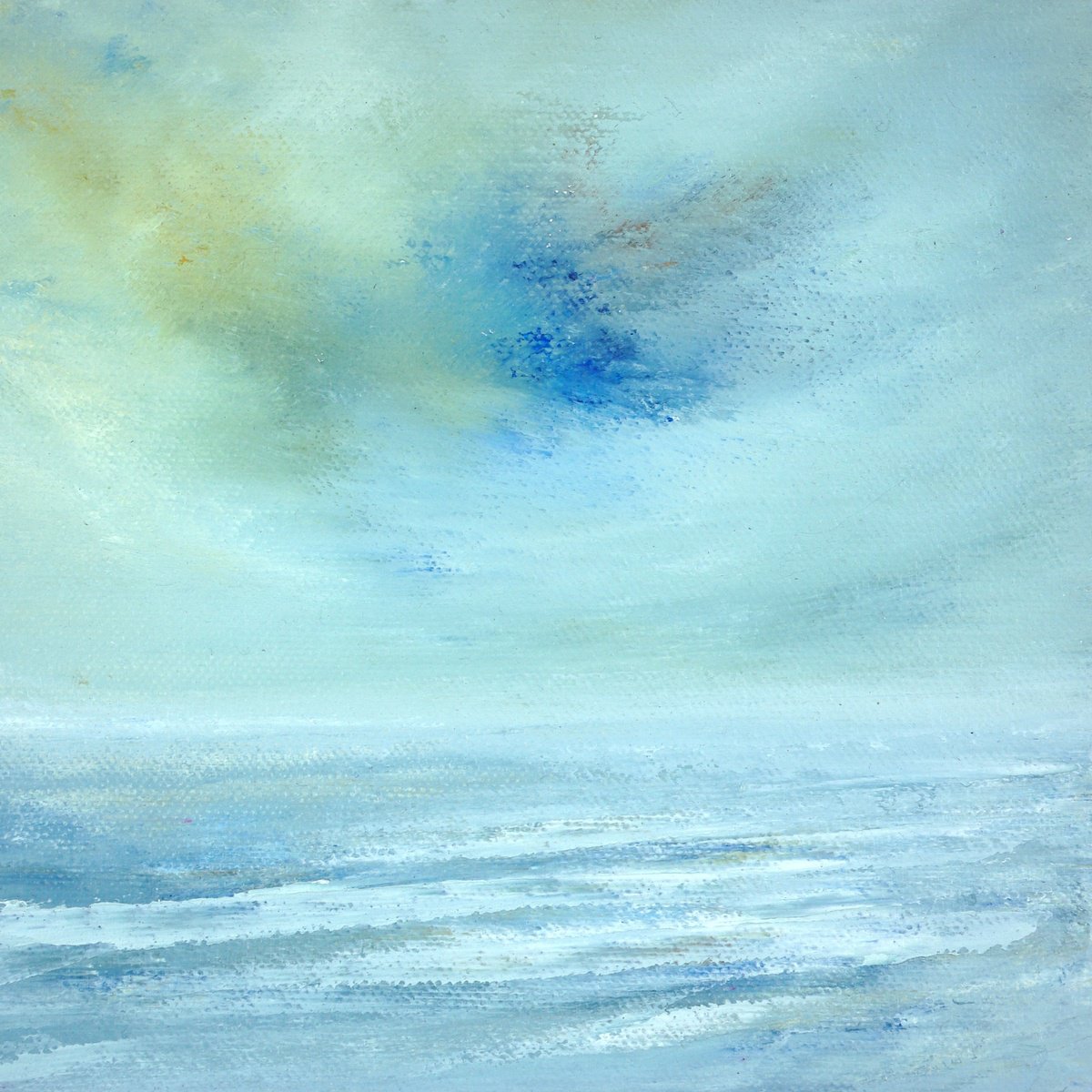 Impressionistic Landscape Oil Painting By Oconnart, 10 X 10", Mara, Original Artwork