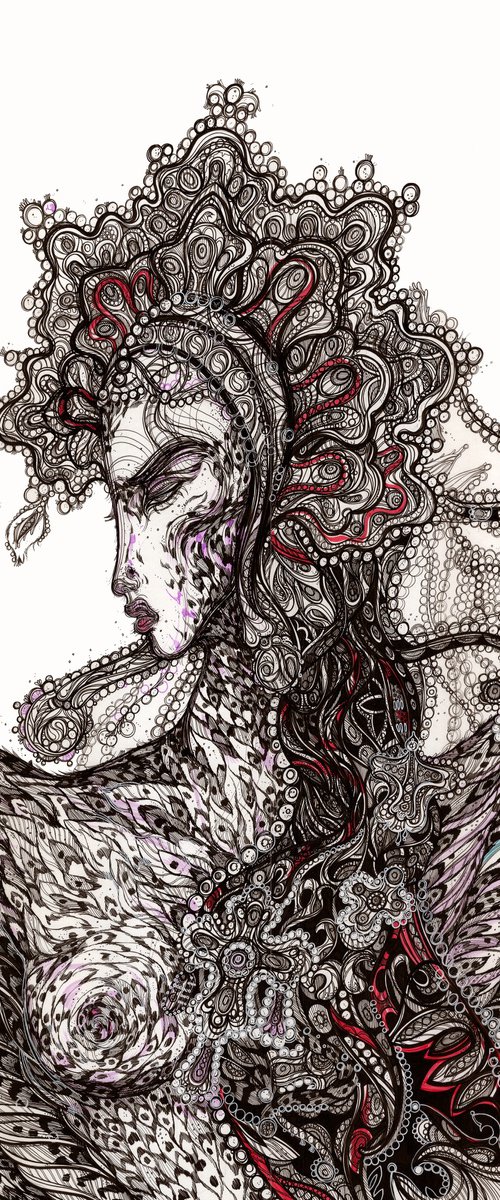 Sirin. Prophetic Bird by Maria Susarenko