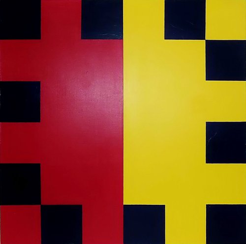 Who's Afraid of Red, Yellow and Blue II (For Barnett Newman) by Juan Jose Hoyos Quiles