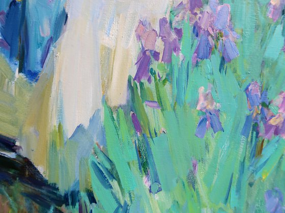 Irises and Lilacs
