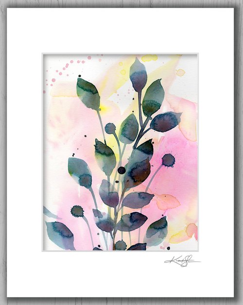 Organic Abstract 202 - Flower Painting by Kathy Morton Stanion by Kathy Morton Stanion