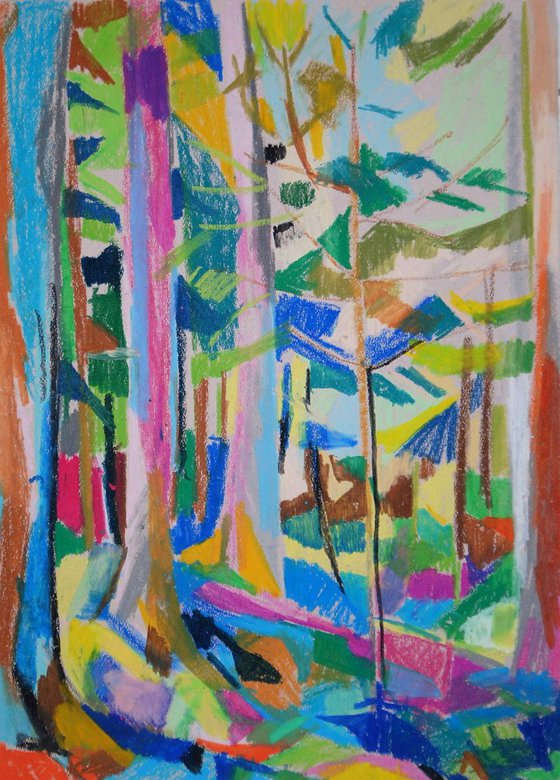 Forest 2 / 49.5 x 35 cm