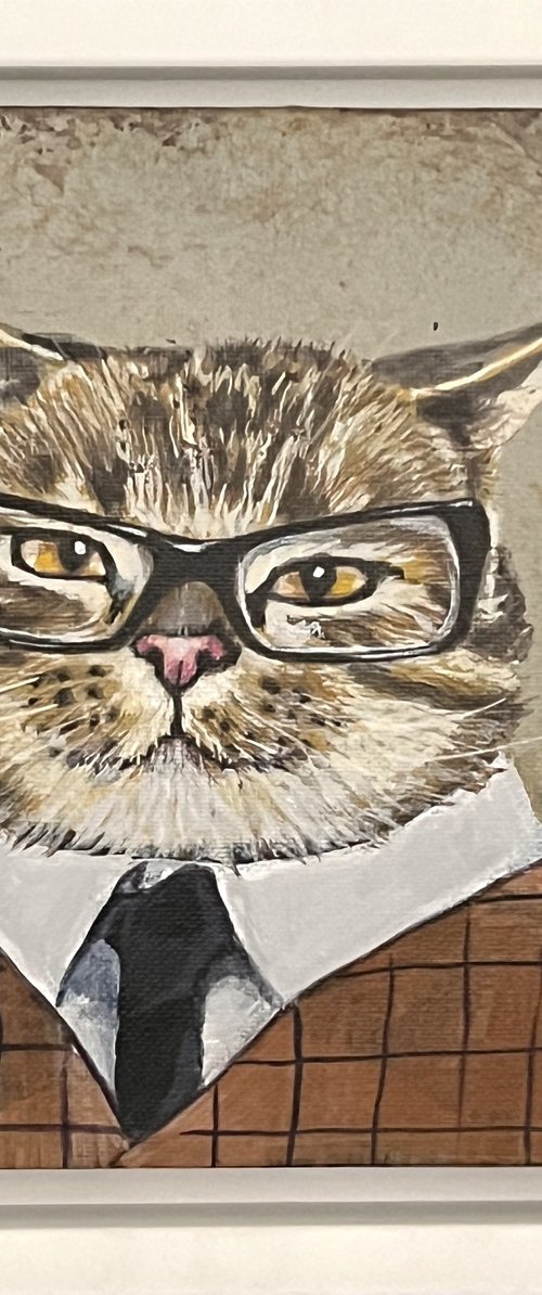 Cat Painting called 'Colin' by Victoria Coleman