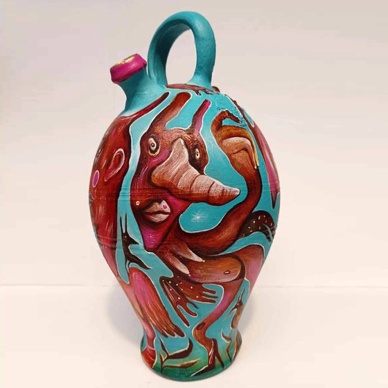 Fantastic Fauna Vase