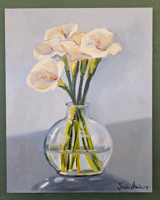 White Calla Lilies
