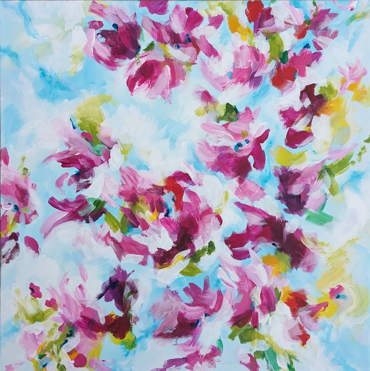 Flutter By Abstract Floral by Judy Century