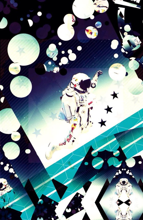 The Spaceman | 20 X 30 cm | Unique Digital Artwork printed on Photo Paper | 2013 | Simone Morana Cyla | Published |