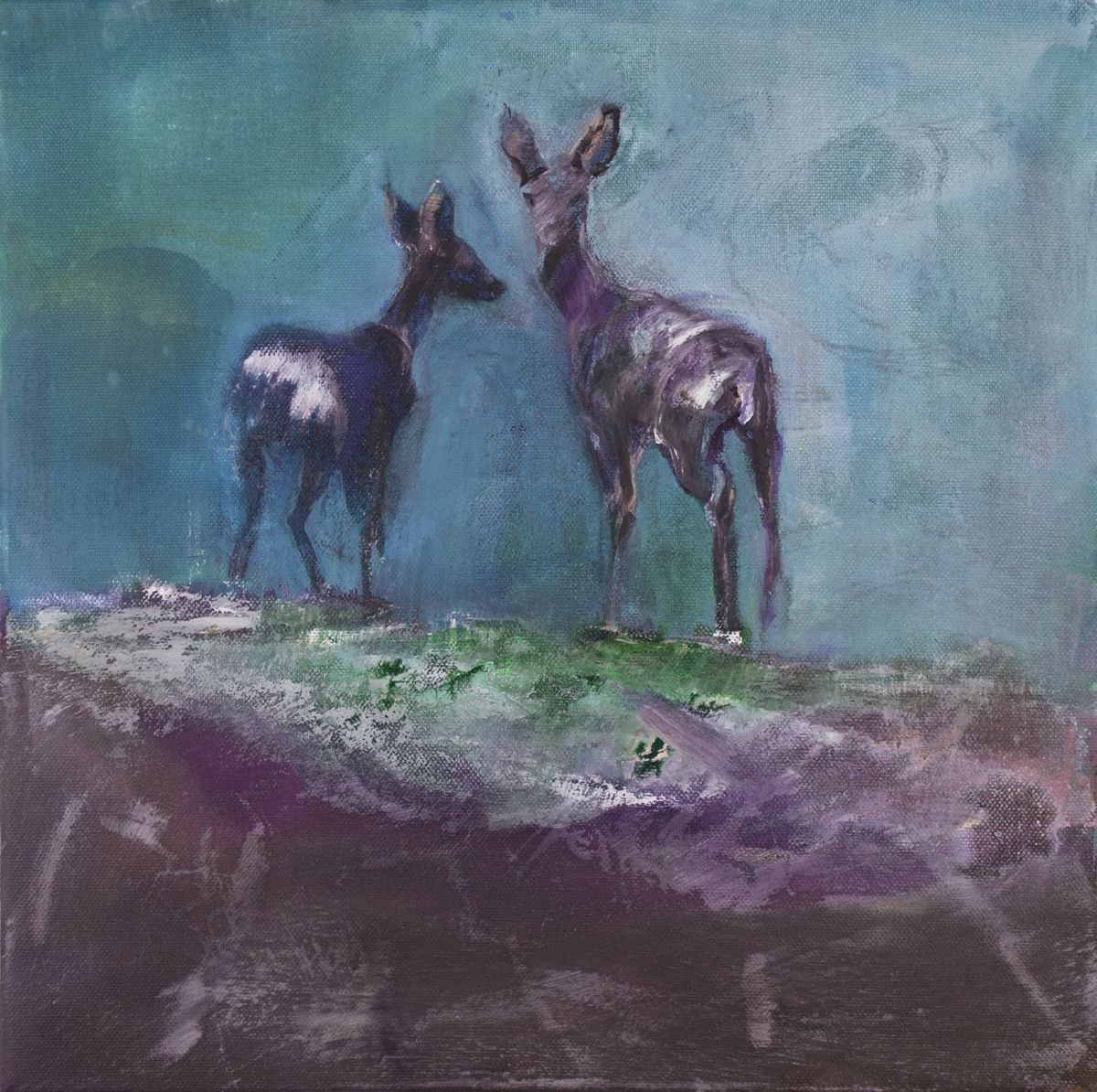 Deer study by Margit Platny