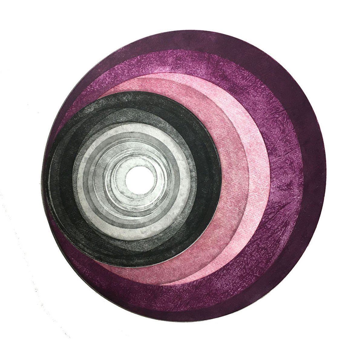 Geometric Abstract Limited Edition Print By Helen Boden, 15 X 15, Journey Ii, Original Artwork