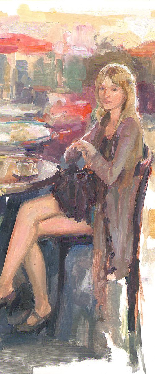 Café, street #3 by Vachagan Manukyan