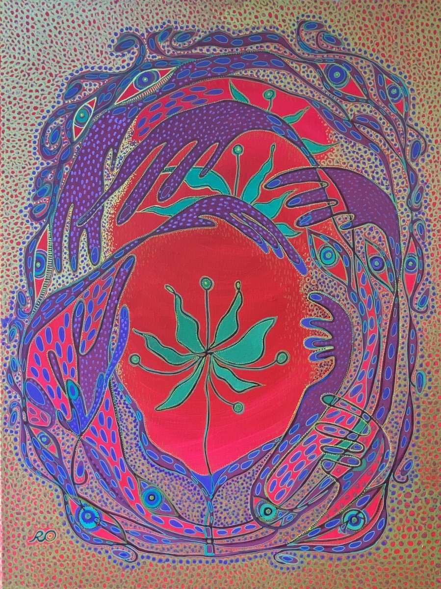  Amulet Of Mother - ?s Love By Olga Rokhmanyuk | Roartus, 18 X 24, Artwork For Sale On Artfinder