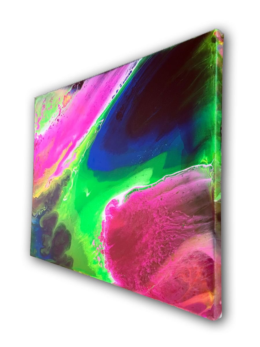 Ectoplasm - SPECIAL PRICE - Original Abstract PMS Acrylic Painting, 20 x 16 inches by Preston M. Smith (PMS)
