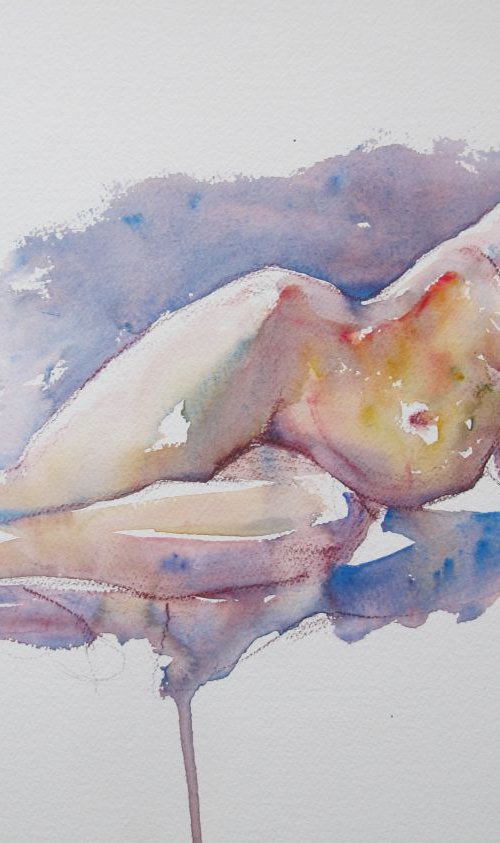 reclining female nude by Rory O’Neill