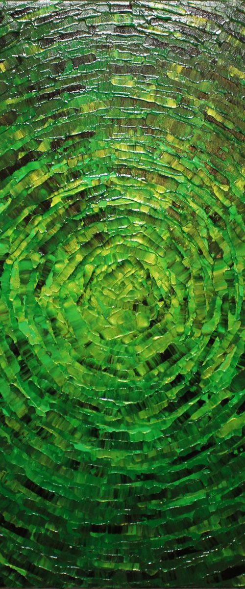 Shard of green color by Jonathan Pradillon