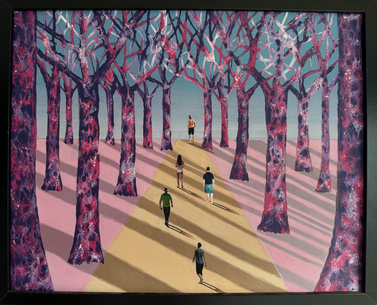Surrealistic Painting , Broken Hearts And Shattered Souls N.12 By Stefano Pallara, 21 X 17, Artwork For Sale On Artfinder