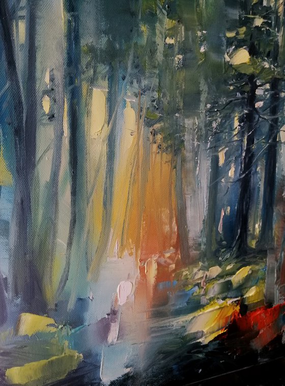 "Forest river"by Artem Grunyka